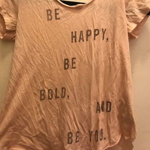 Hollister Shirt Be Happy